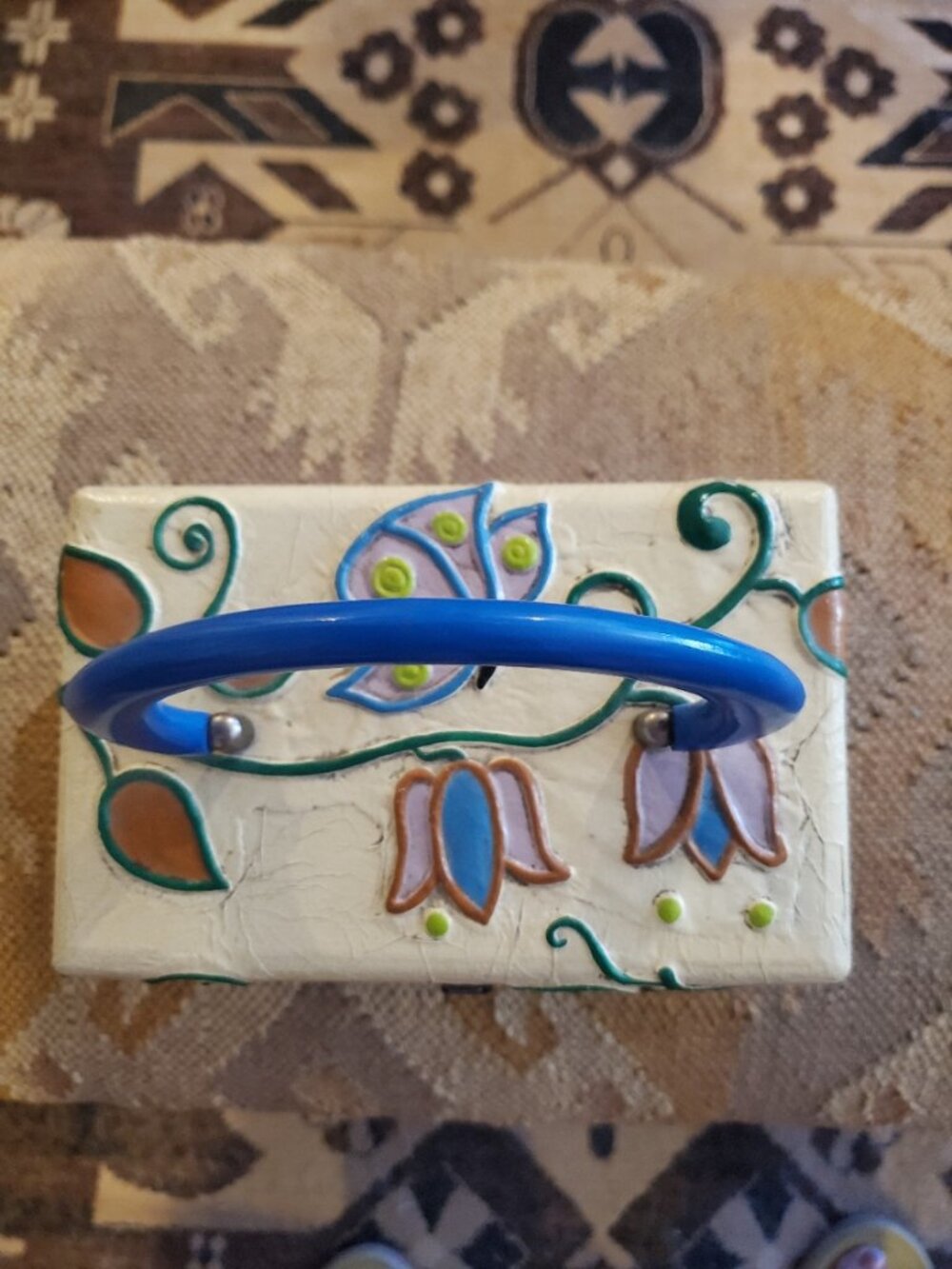Lady of London vintage box purse - Picture 7 of 10
